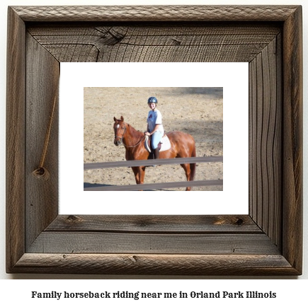 family horseback riding near me in Orland Park, Illinois